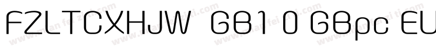 FZLTCXHJW  GB1 0 GBpc EUC H字体转换
